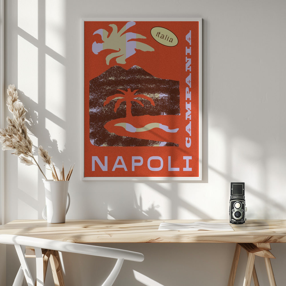 Napoli Campanha Poster och Canvastavla