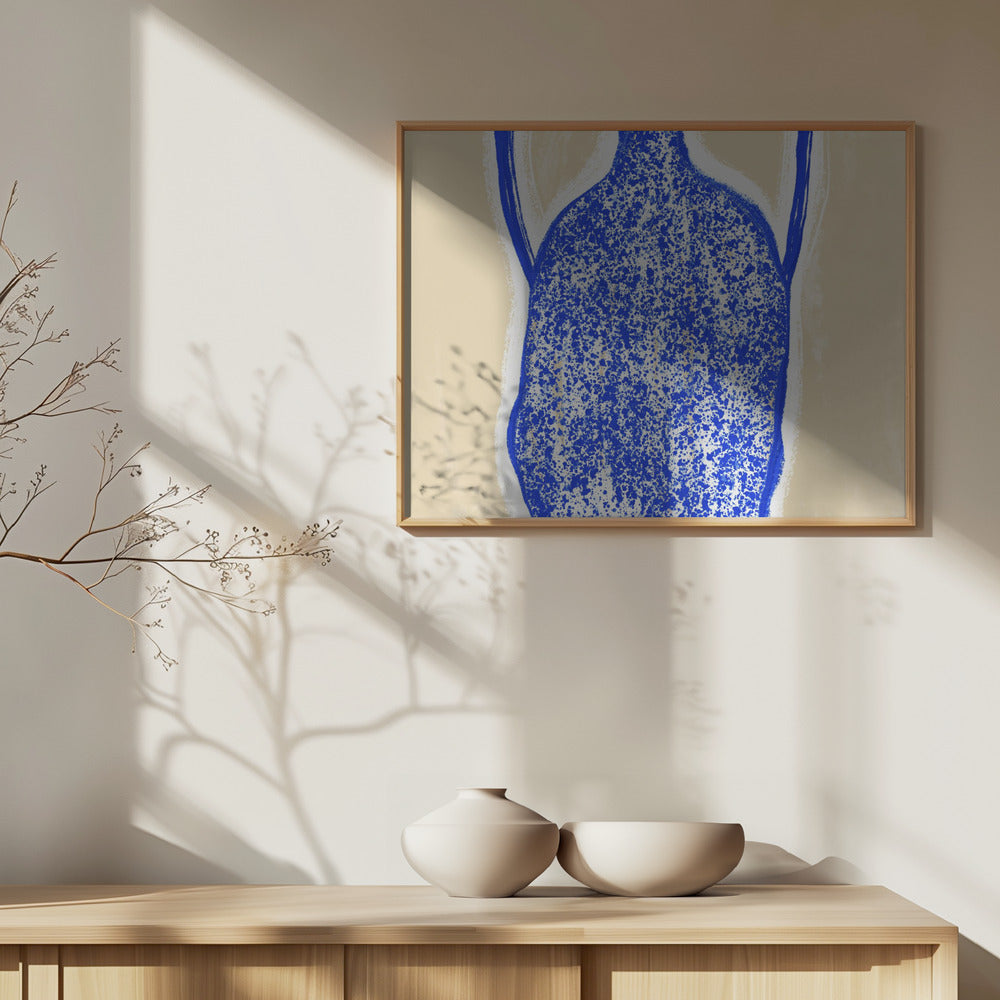 Big Blue Vase Poster och Canvastavla