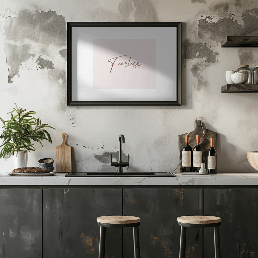 Fearless Poster och Canvastavla