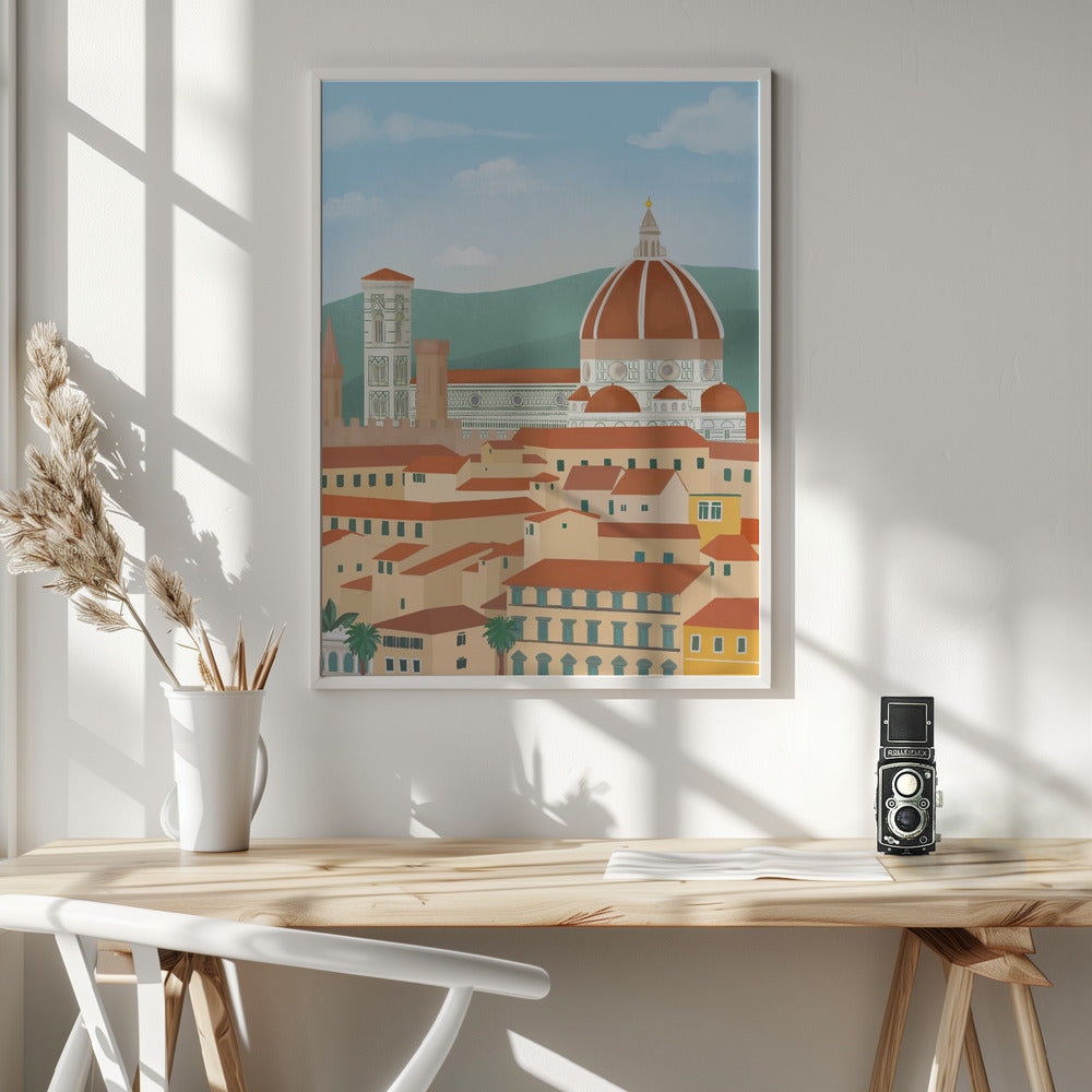 Florence Poster och Canvastavla