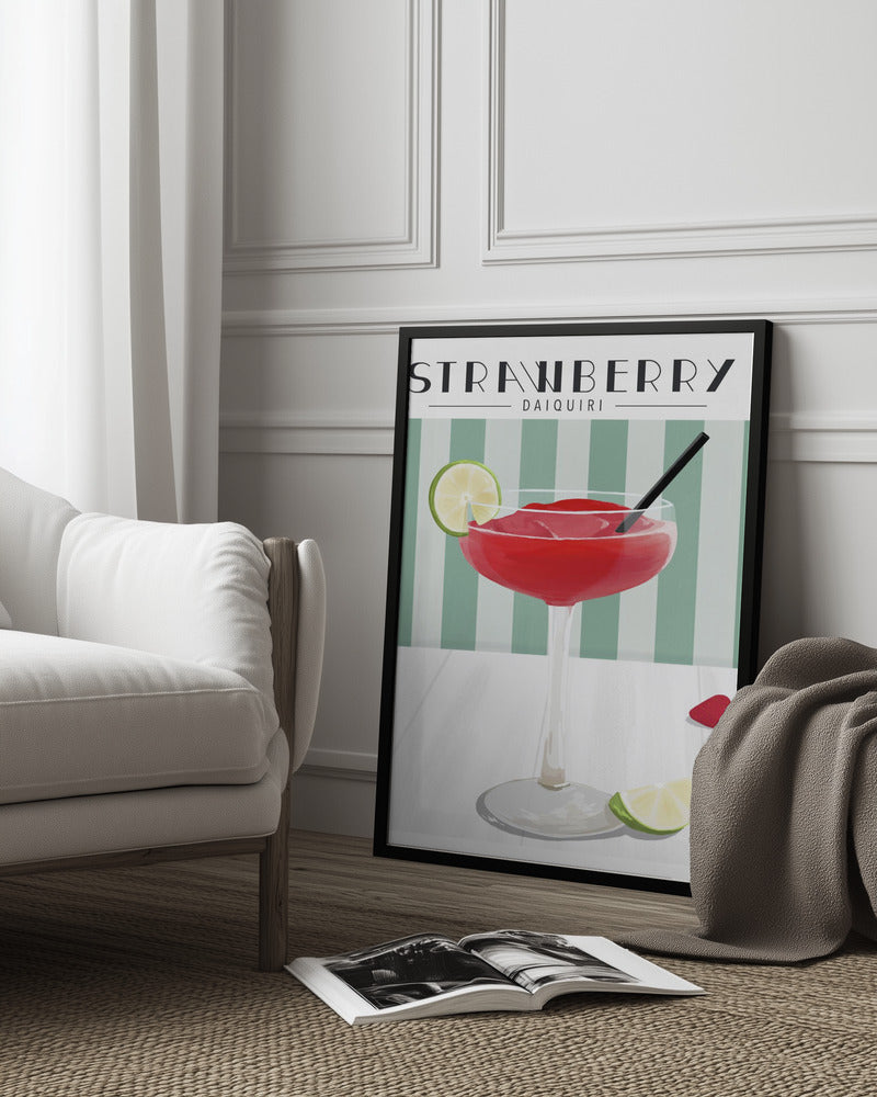 Strawberry Daiquiri Poster och Canvastavla