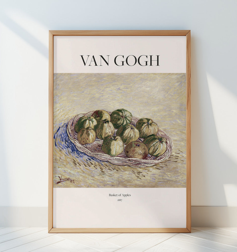 Basket of Apples (1887) Poster och Canvastavla