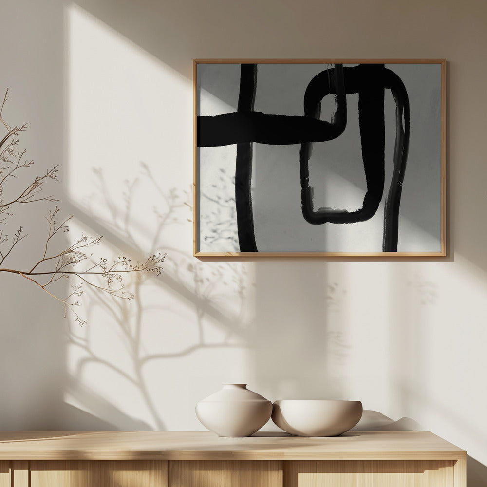 Blackstrokesno8 Poster och Canvastavla