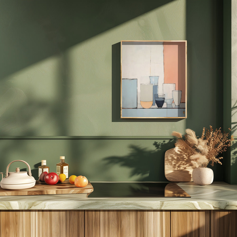 Pastel Still Life Poster och Canvastavla