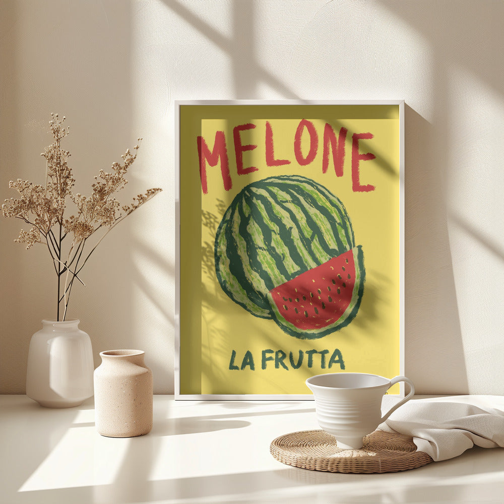 Melon Poster och Canvastavla