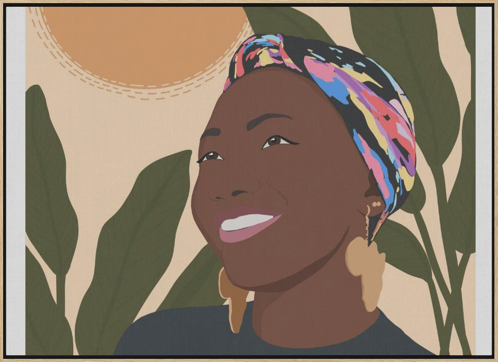 Sunny smile Poster och Canvastavla