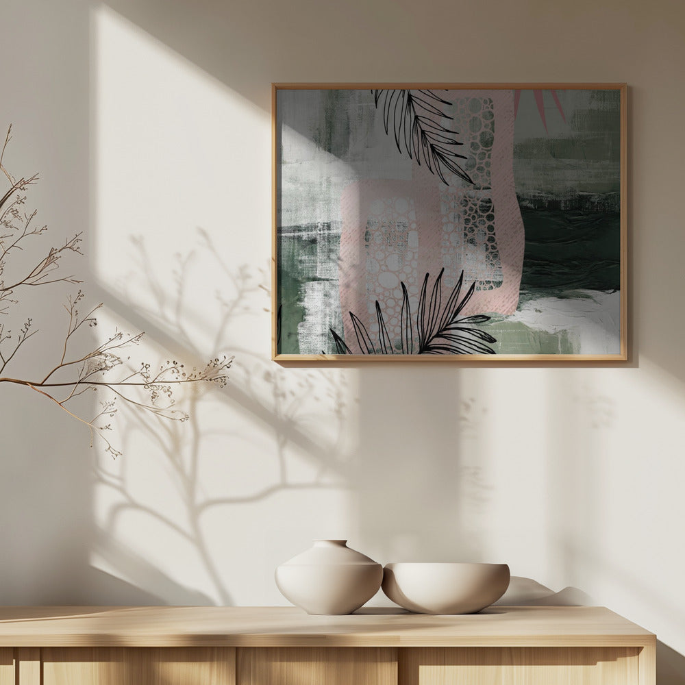 Verdant Blush 3 Poster och Canvastavla