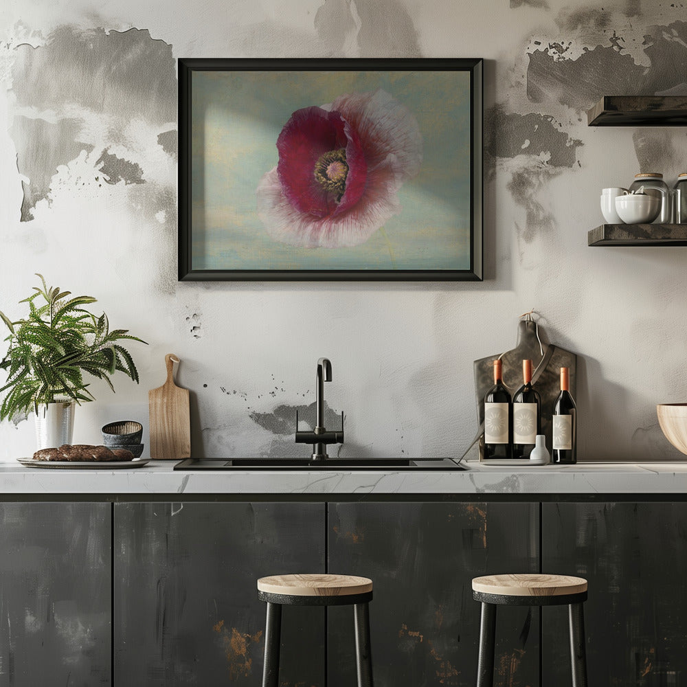 Burgundy Bonnet Poster och Canvastavla