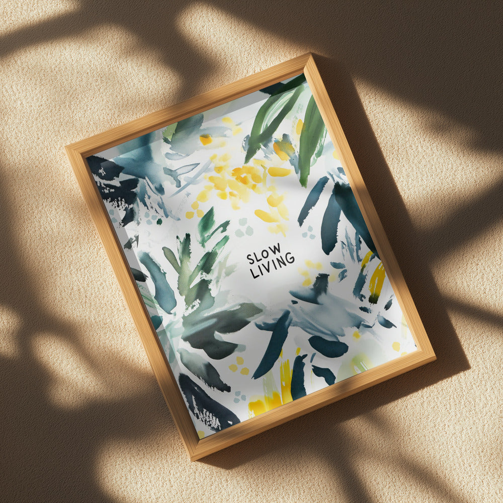 Slowlivingno2 Poster och Canvastavla