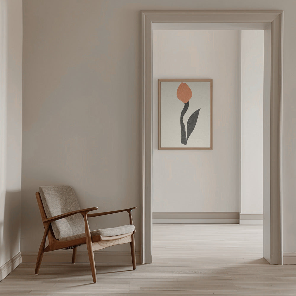 Modern Flower 01 Poster och Canvastavla