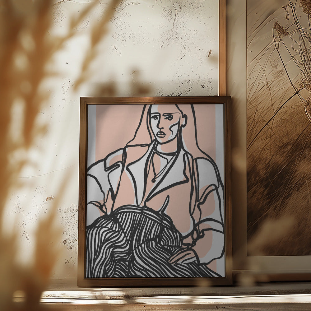 Do You Remember (Peach) Poster och Canvastavla