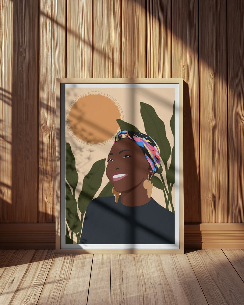 Sunny smile Poster och Canvastavla