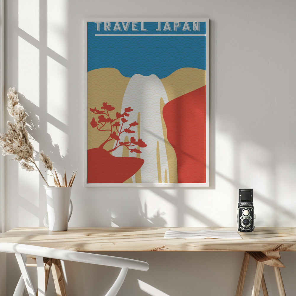 Traval Japan Minimilism I Poster och Canvastavla