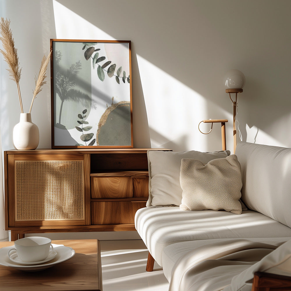 Green In Boho 2 Poster och Canvastavla