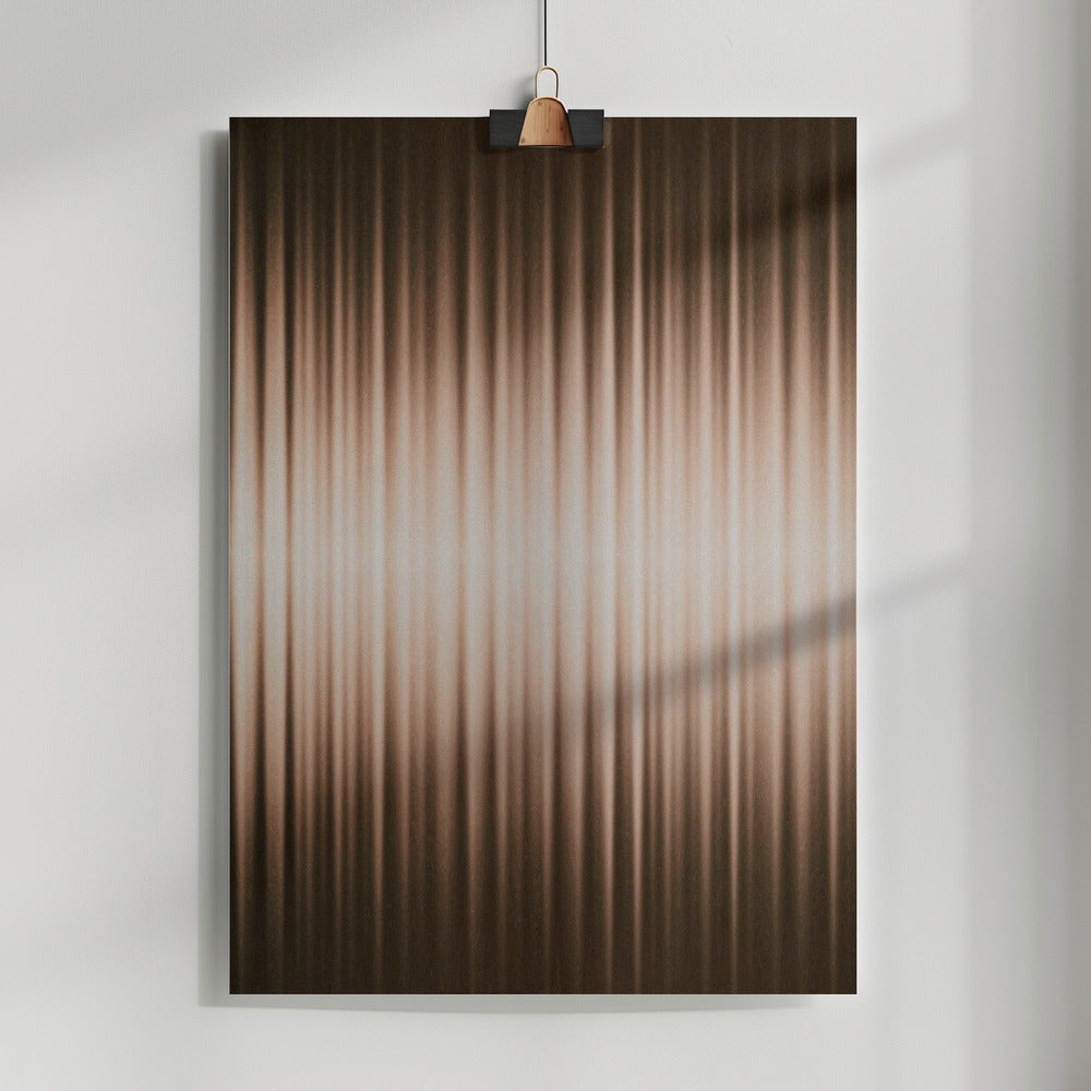 Euphoria - Brown and White Poster och Canvastavla