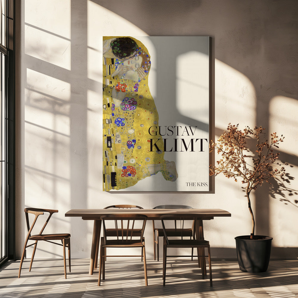 The Kiss (1907–1908) Special Poster Poster och Canvastavla