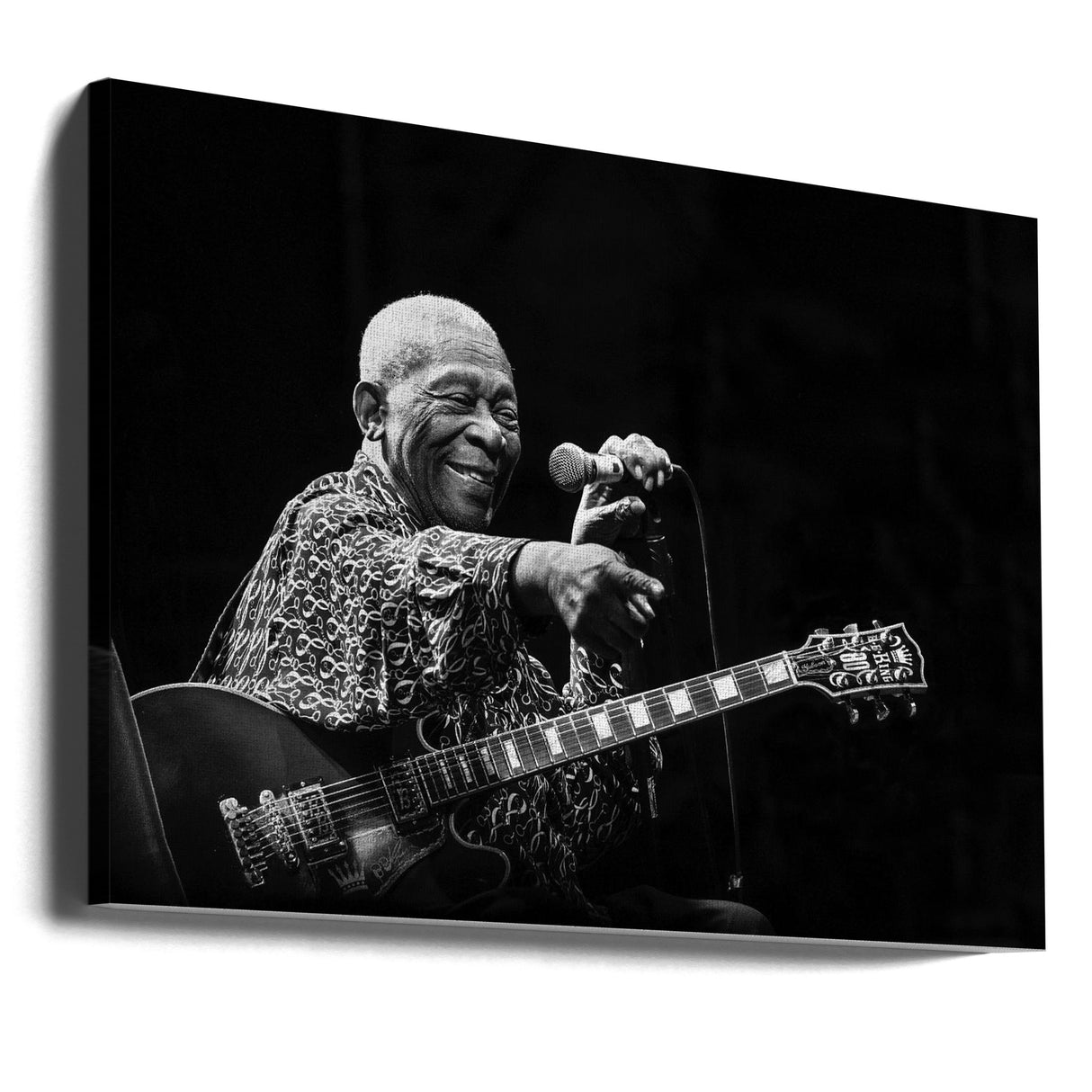BB King Poster och Canvastavla