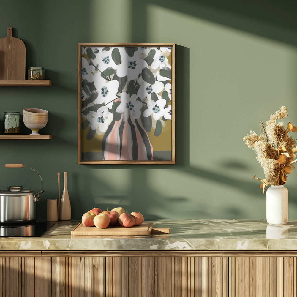 Pastel Flower Impression No 9 Poster och Canvastavla