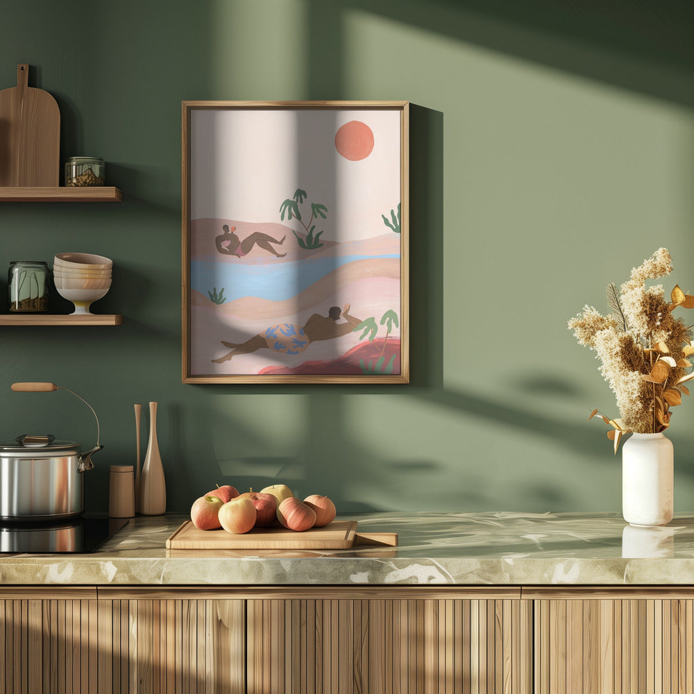 Beach Please Poster och Canvastavla