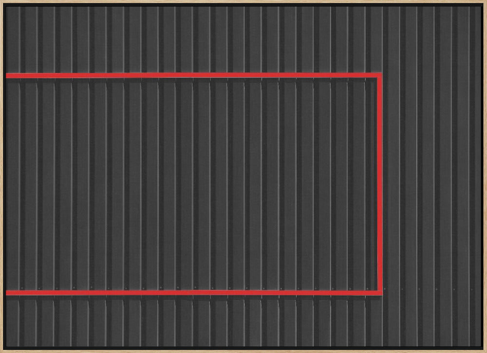 Red over Black Poster och Canvastavla