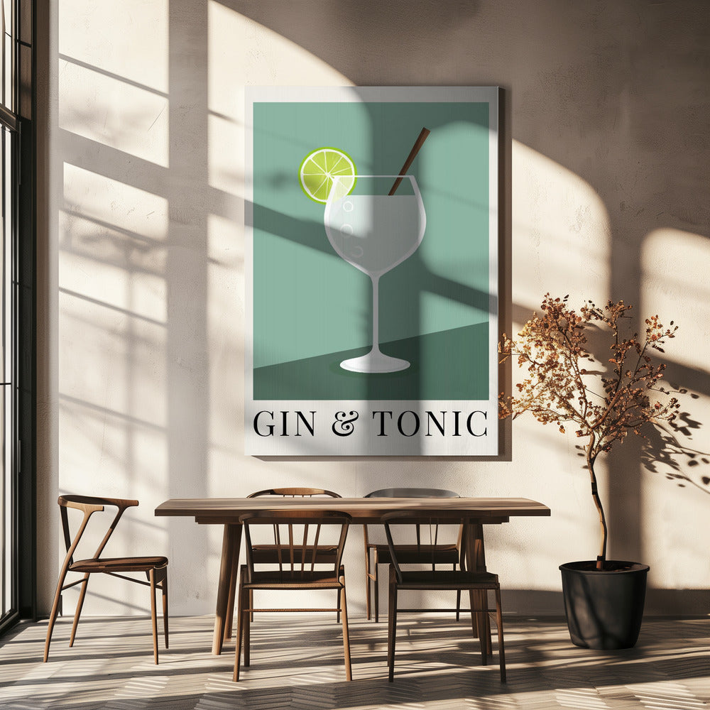 Gin & Tonic Poster och Canvastavla