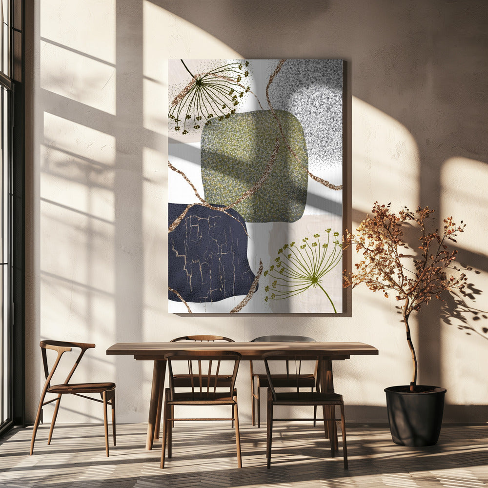 Green-Grey-2 Poster och Canvastavla