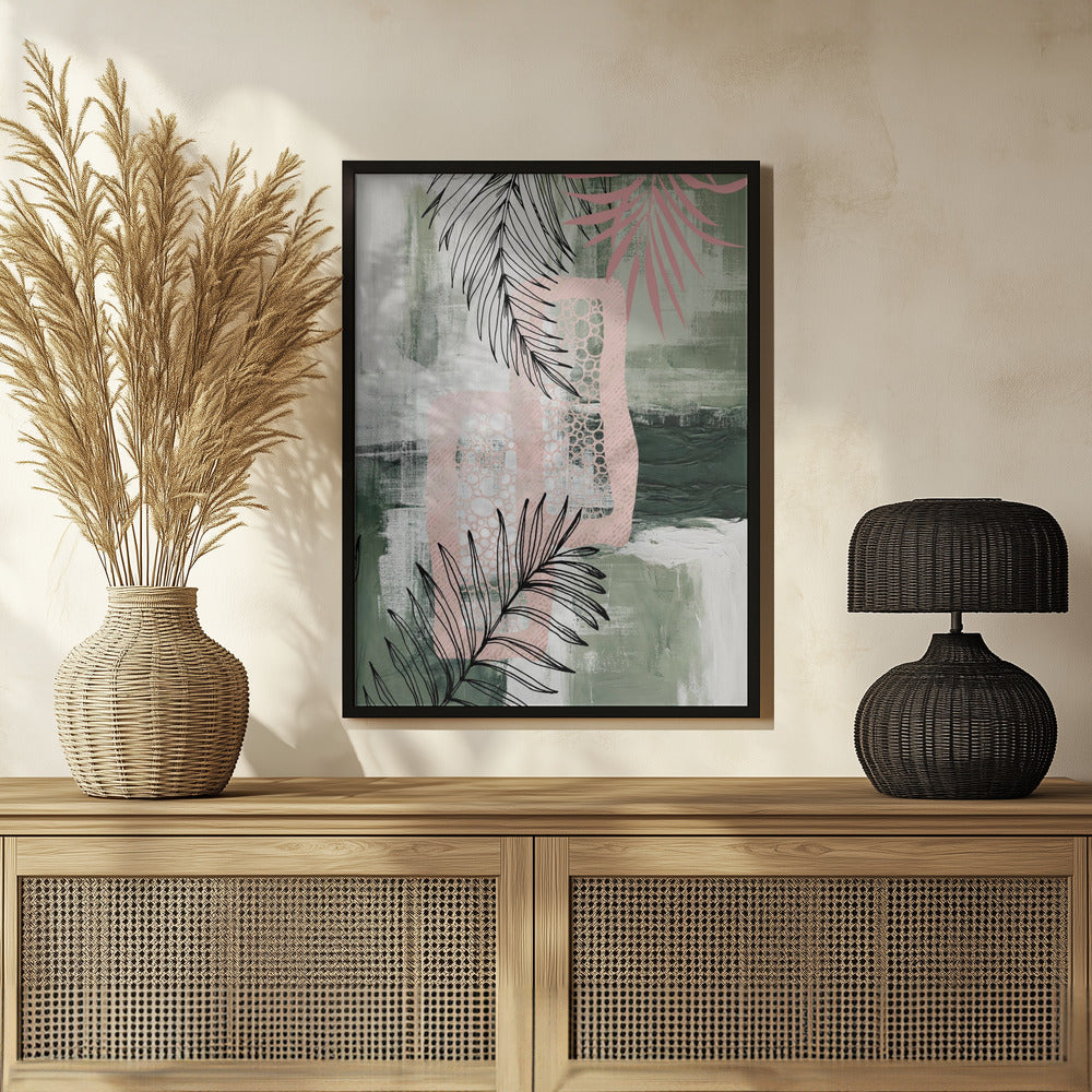 Verdant Blush 3 Poster och Canvastavla