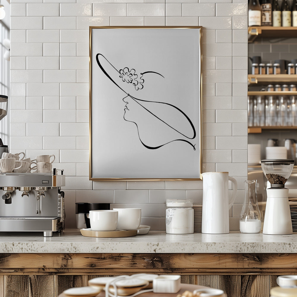 The Hat Poster och Canvastavla