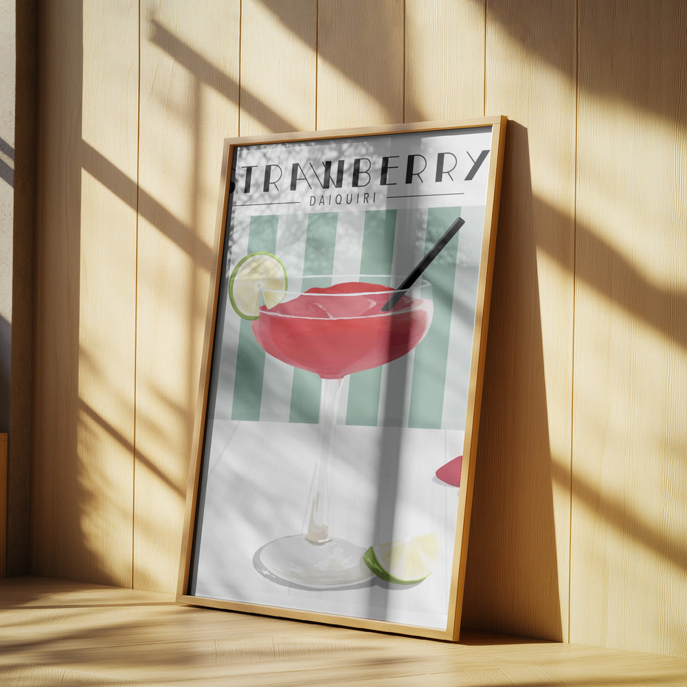 Strawberry Daiquiri Poster och Canvastavla