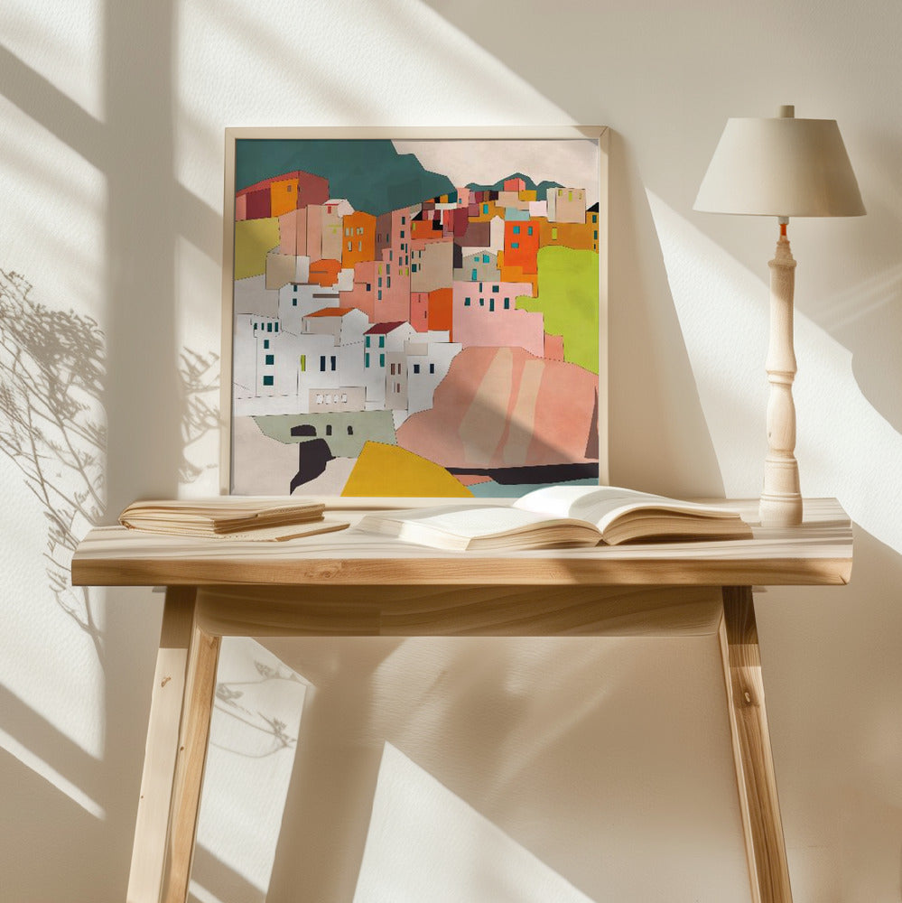 Cinque Terre Poster och Canvastavla