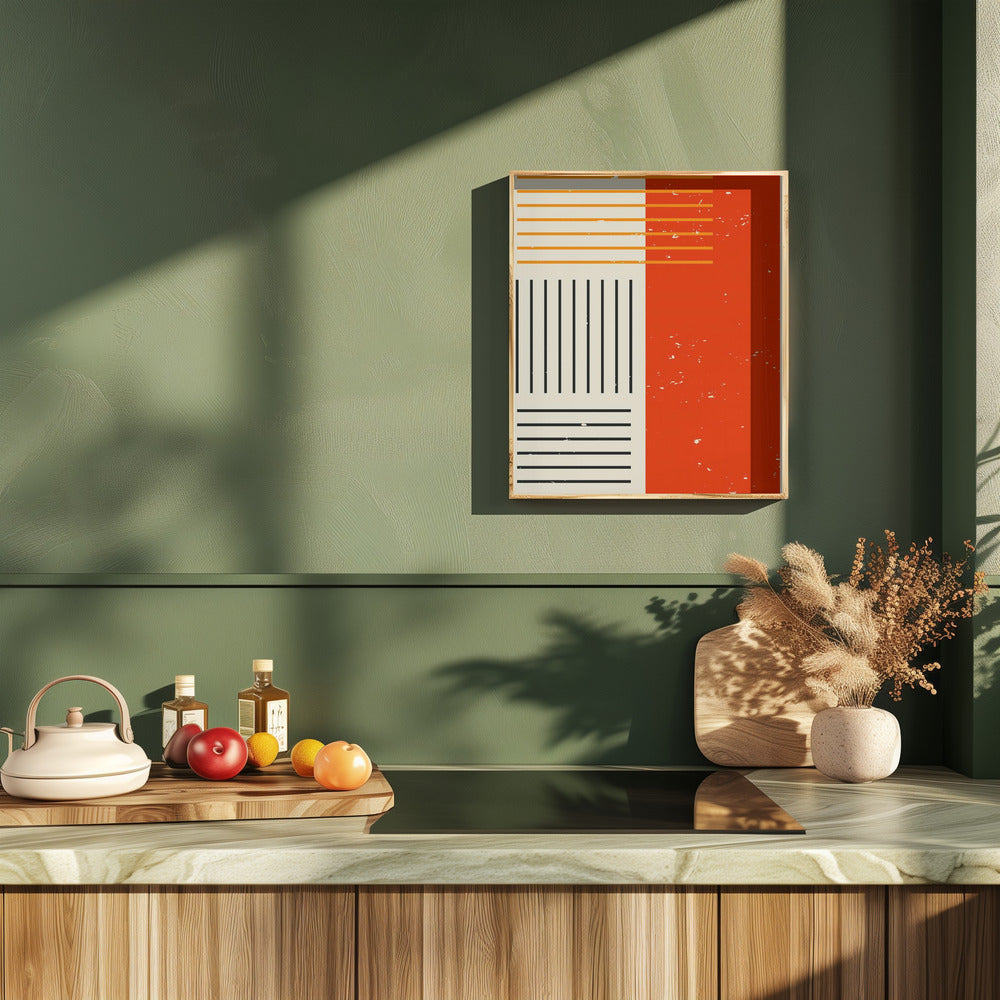 Vibrant Minimal Series #4 Poster och Canvastavla