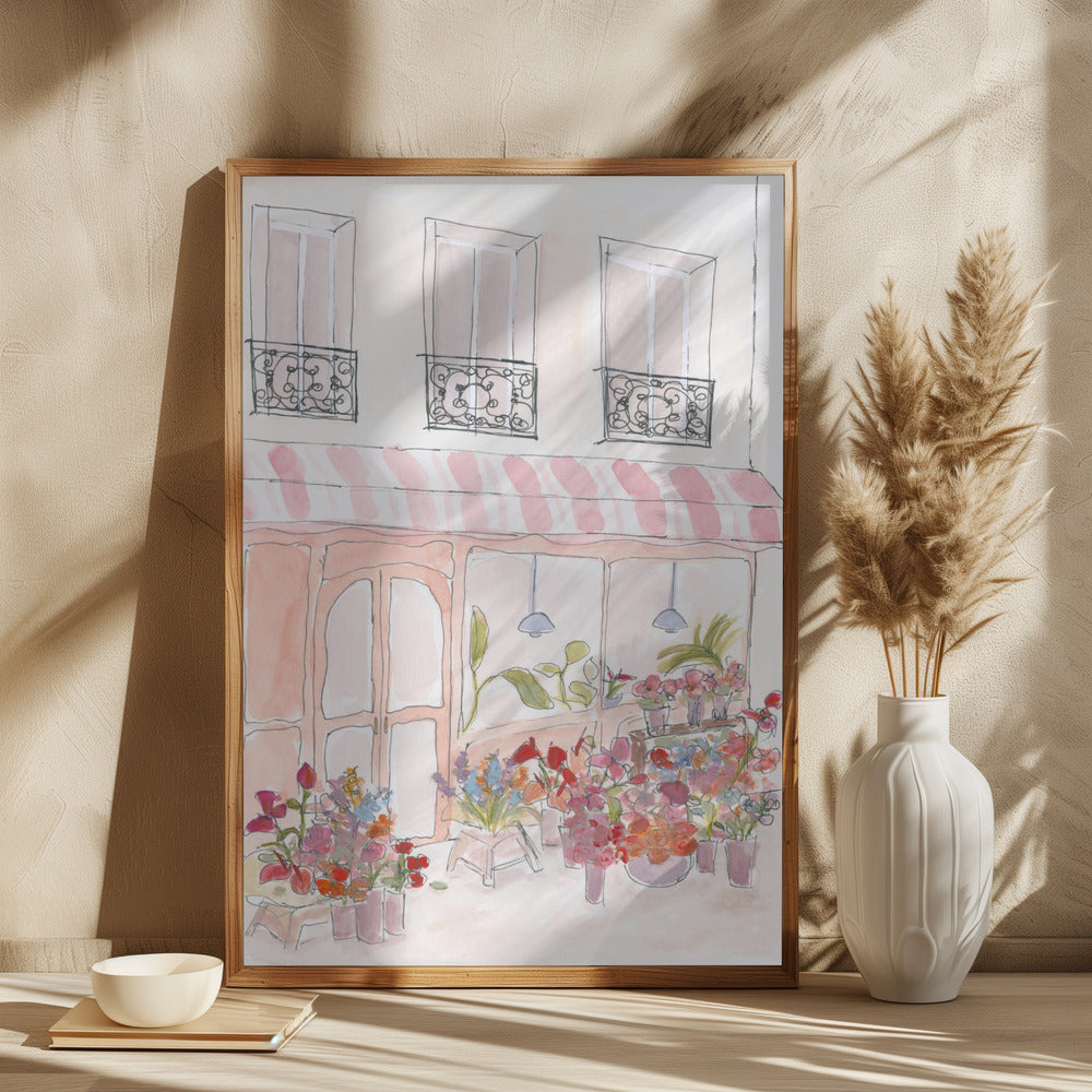 Flower Shop 70x100 Poster och Canvastavla