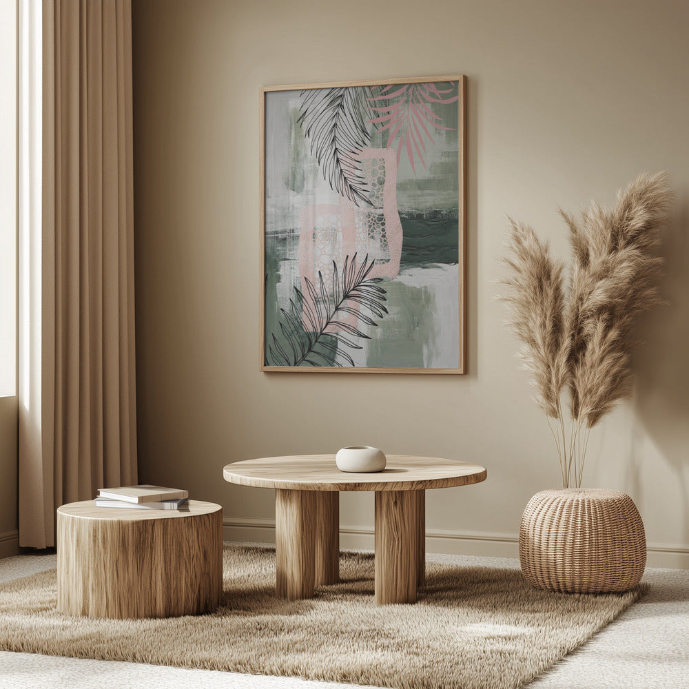 Verdant Blush 3 Poster och Canvastavla