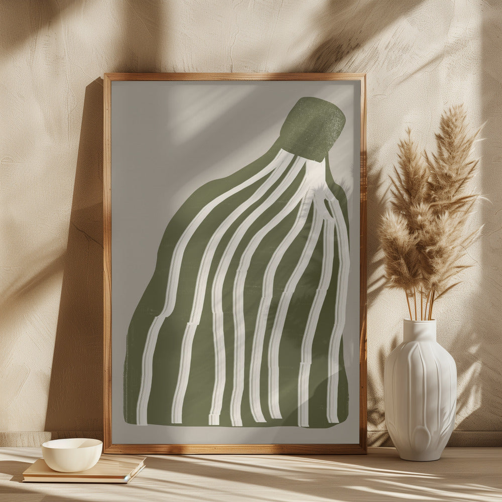 Modern Flower Poster och Canvastavla