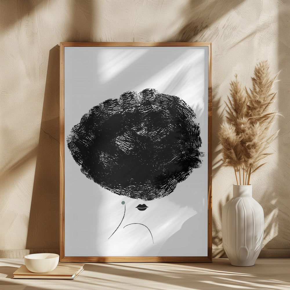 Ballerina Hair Poster och Canvastavla