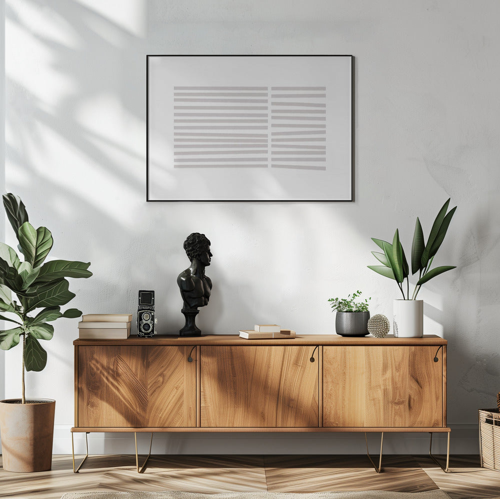 Calming Lines No 3 Poster och Canvastavla