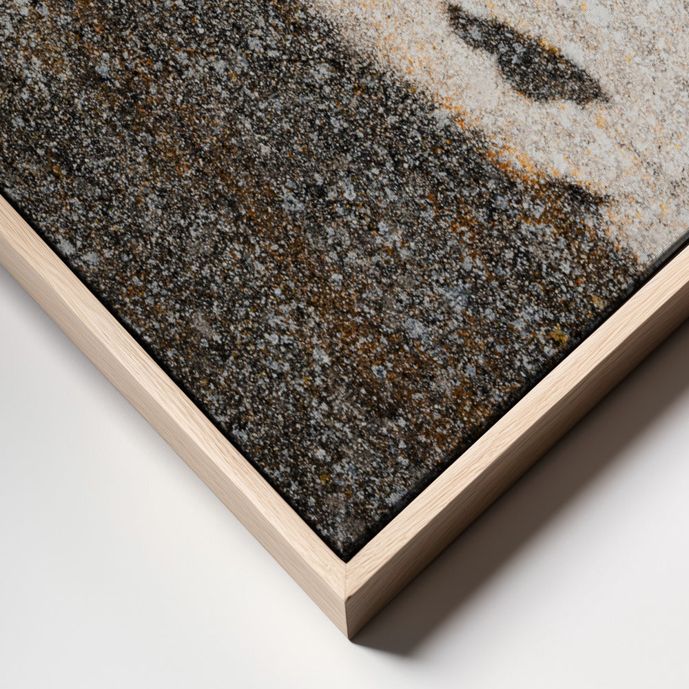 Botanical shadow on the wall Poster och Canvastavla