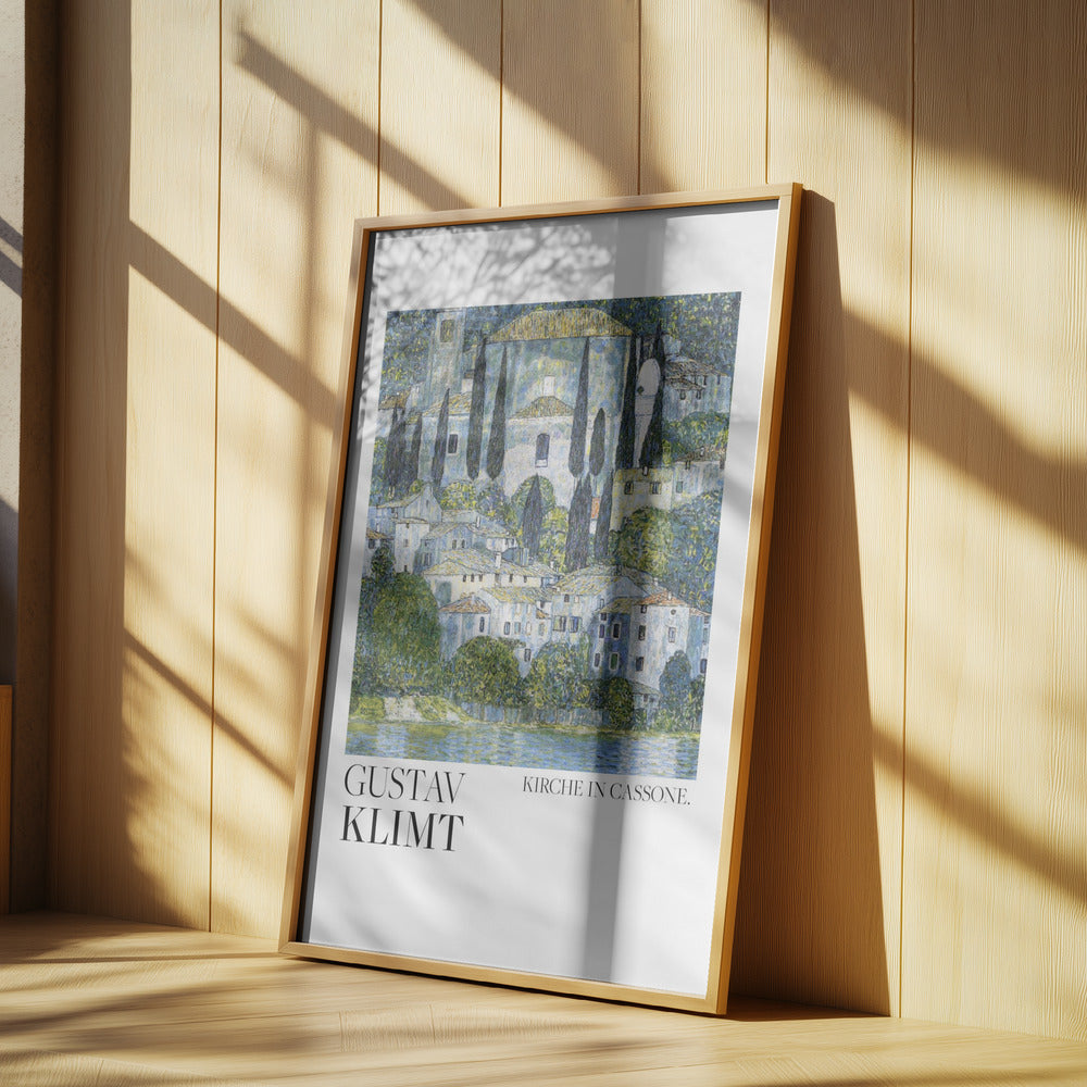 Kirche In Cassone (1913) Poster Poster och Canvastavla