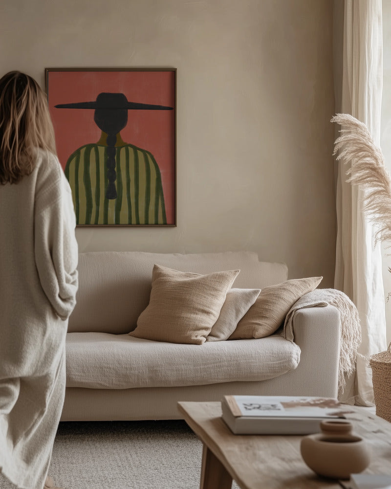 Southwester Woman No.2 Poster och Canvastavla