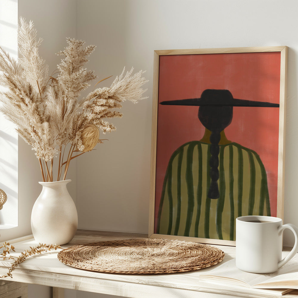 Southwester Woman No.2 Poster och Canvastavla