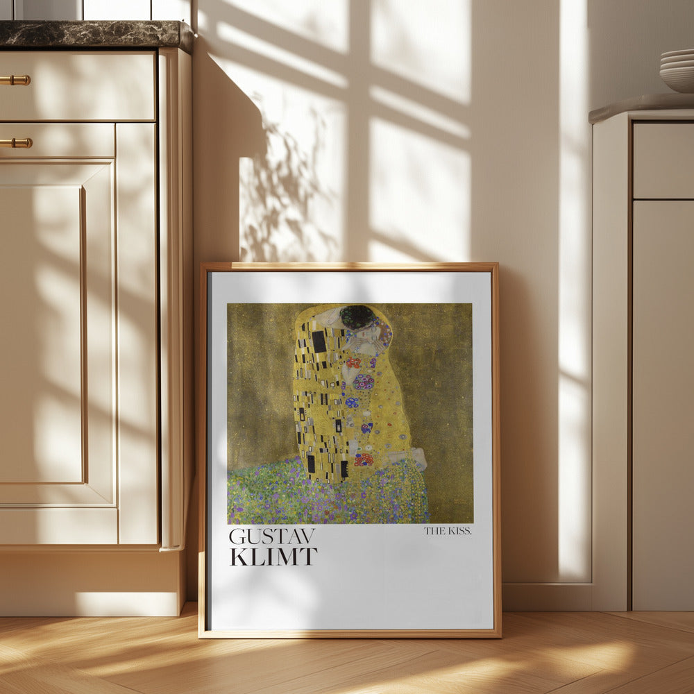 The Kiss (1907–1908) Poster Poster och Canvastavla