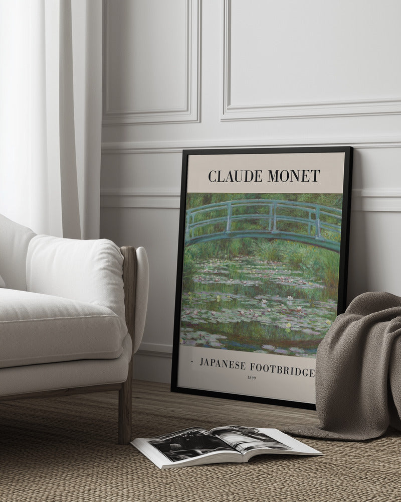 Japanese Footbridge 1899 Poster och Canvastavla