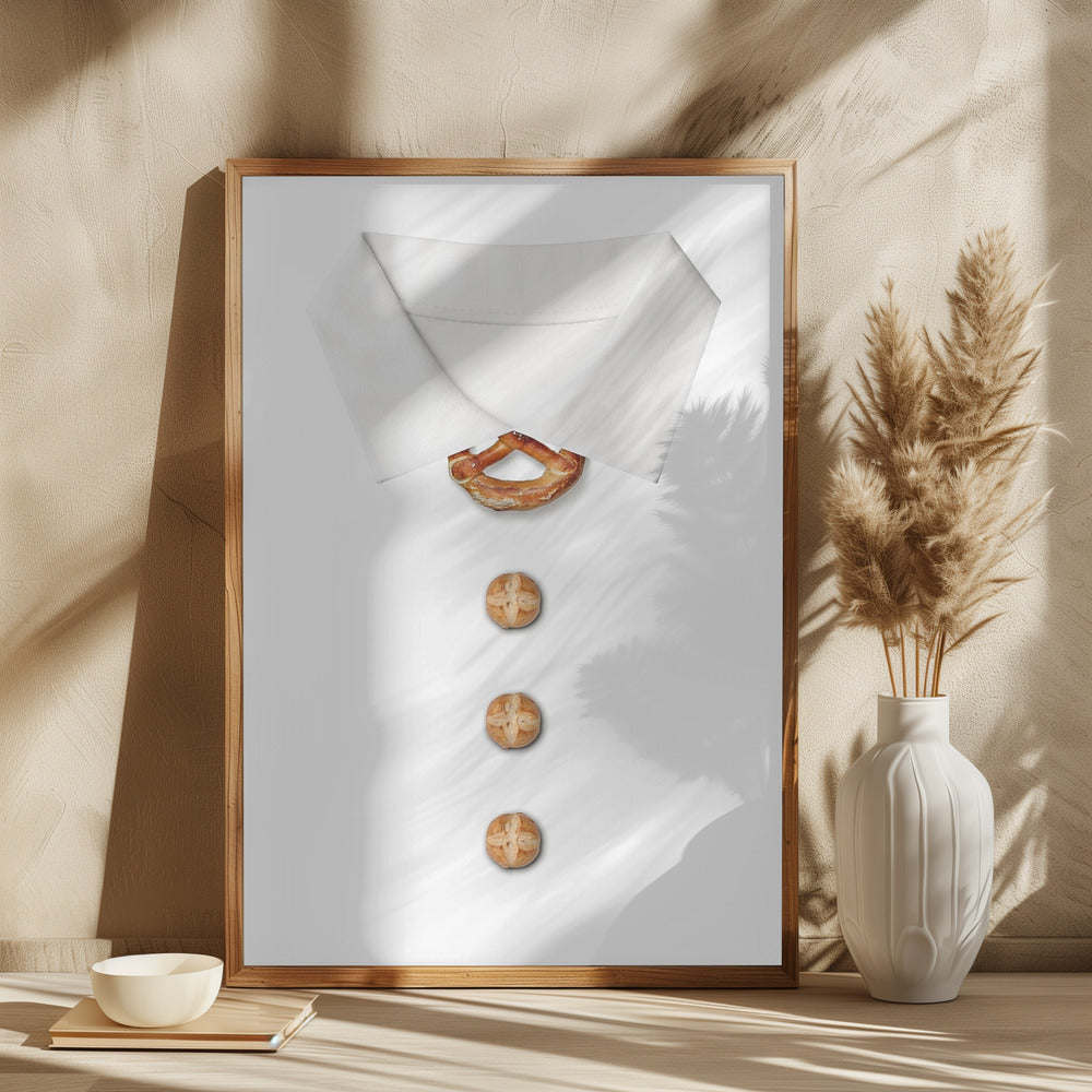 the baker bakes not only bread Poster och Canvastavla