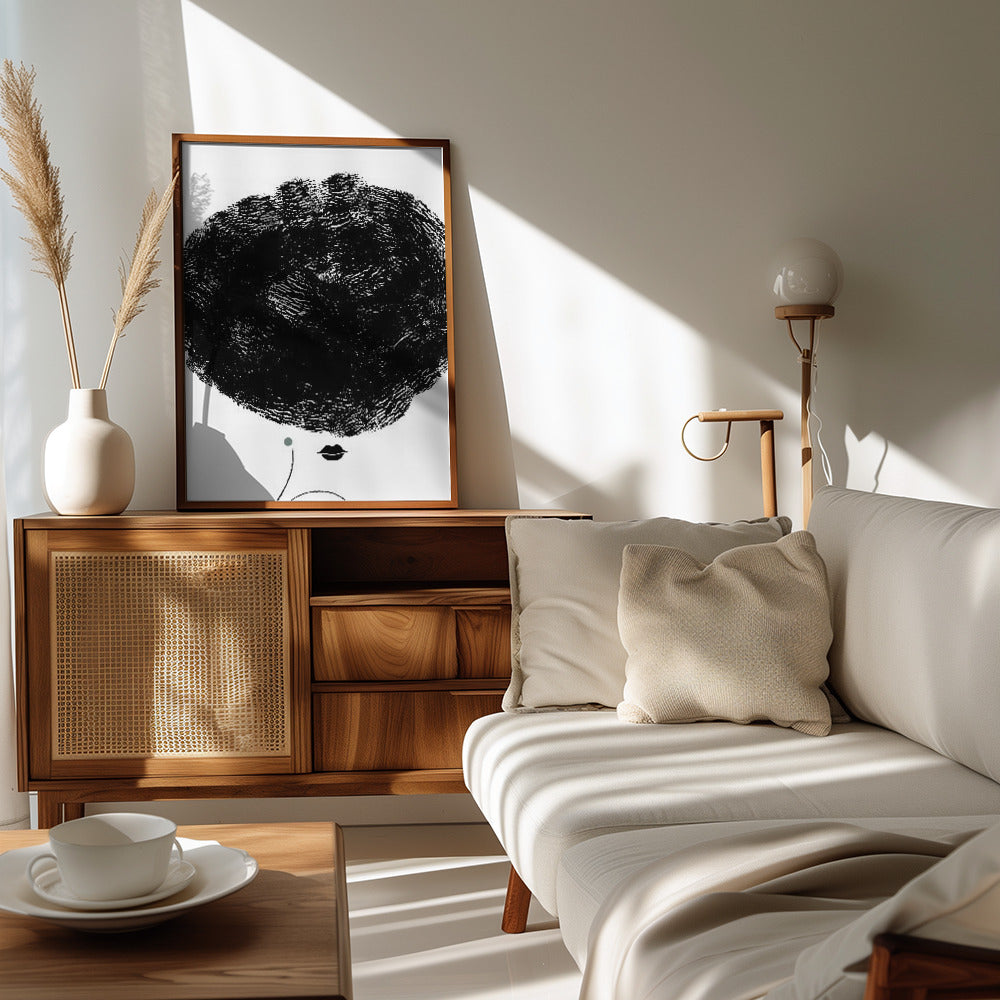 Ballerina Hair Poster och Canvastavla