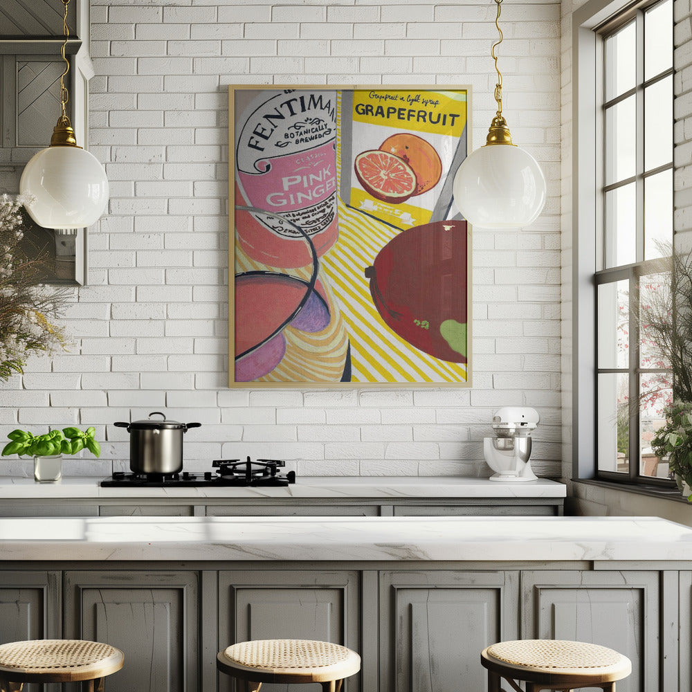 Fentimans Pink Ginger Poster och Canvastavla