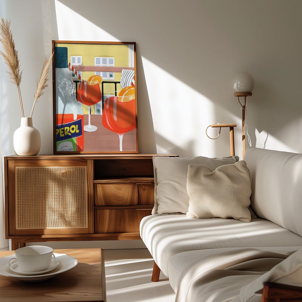 Balcony "Hygge" Poster och Canvastavla