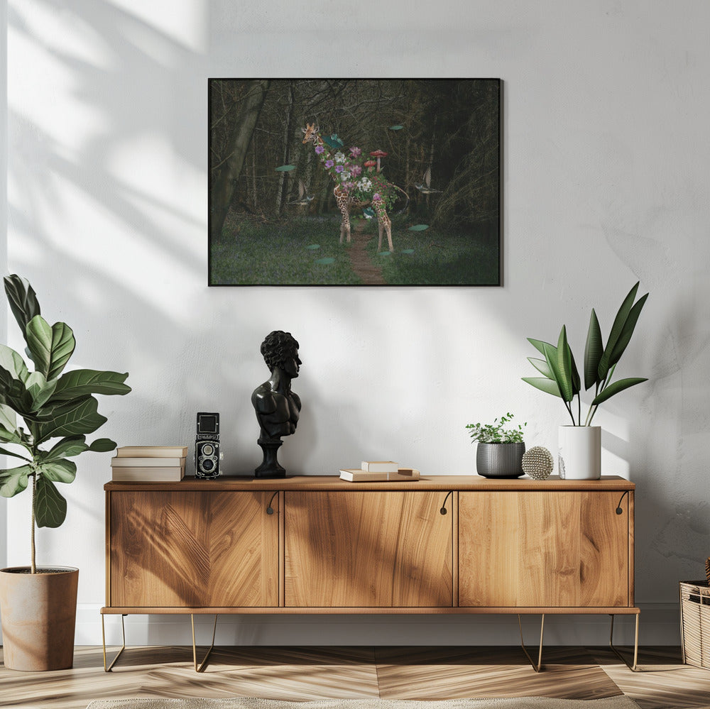 Giraffe Poster och Canvastavla