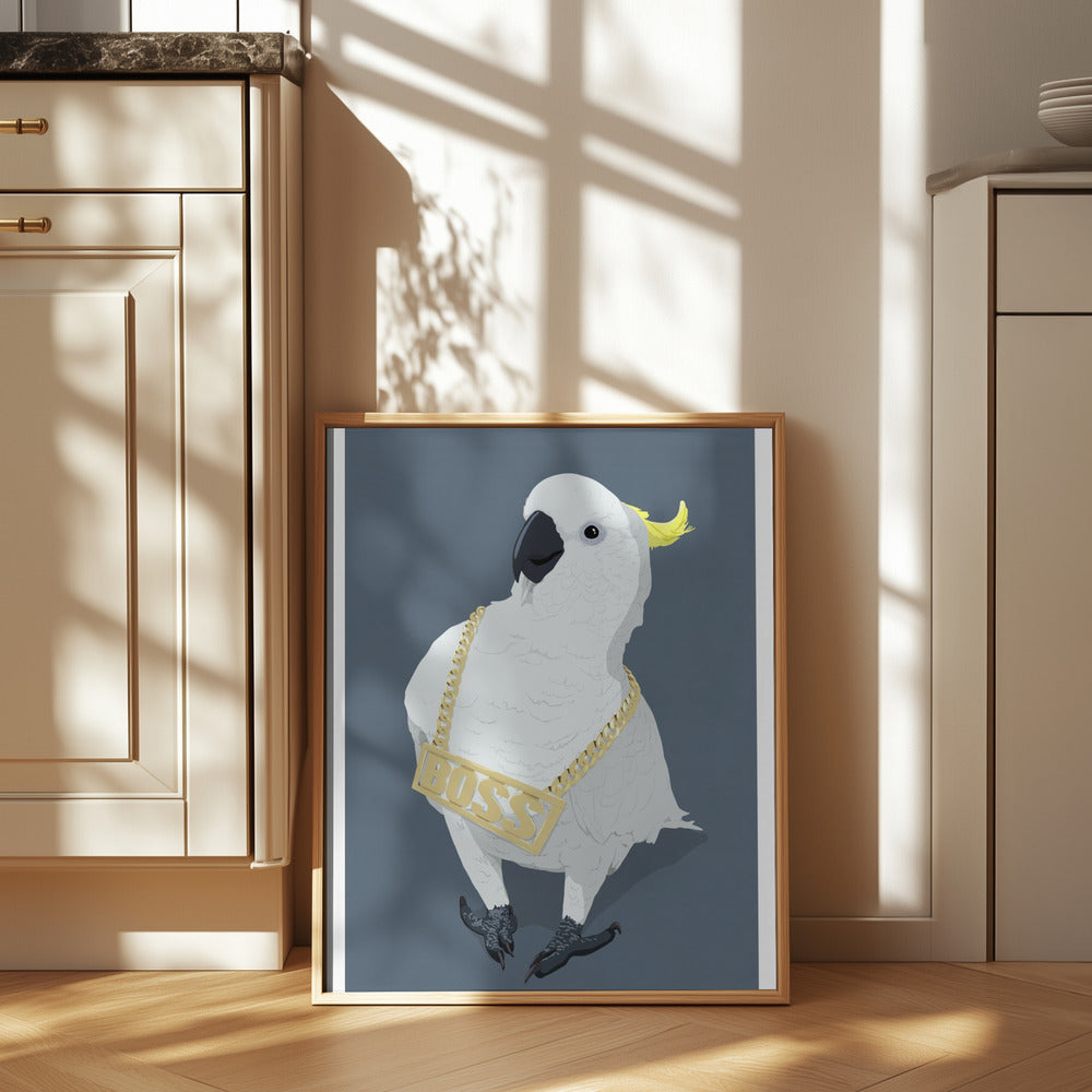 Swag Parrot Poster och Canvastavla