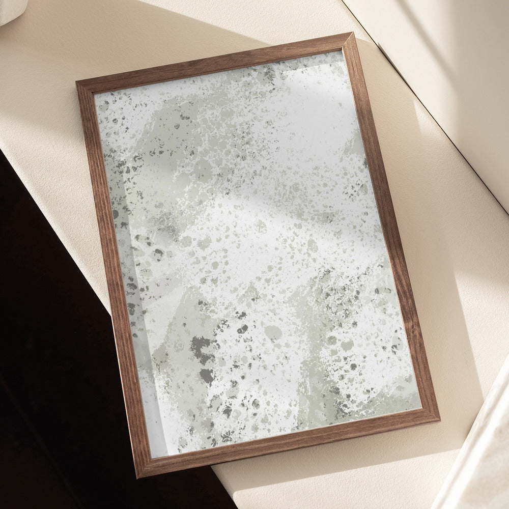 Charcoal White Poster och Canvastavla