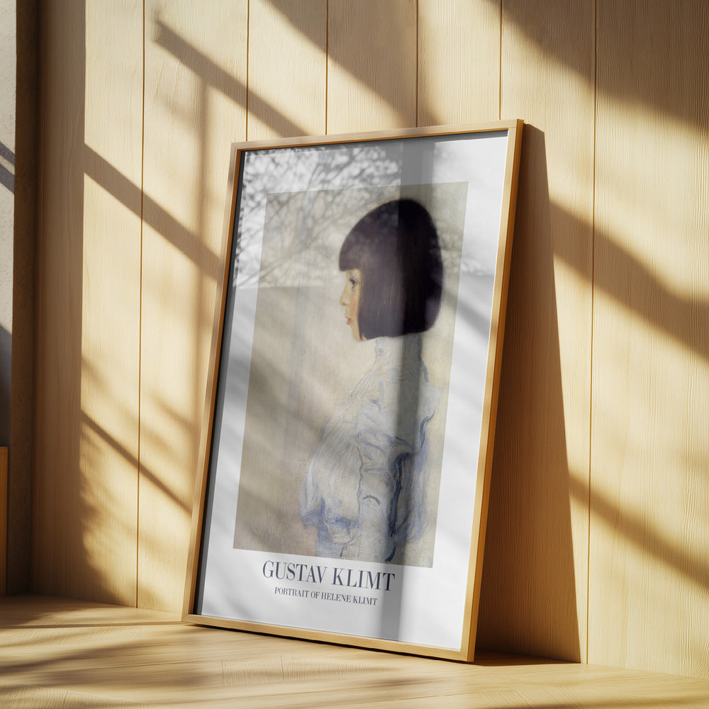 Portrait of Helene Klimt (1898) Poster Poster och Canvastavla